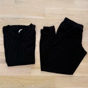 Nordstrom Black Pajama Set